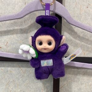 POP MART - Tinky Winky - Purple Plush Toy with Flowers